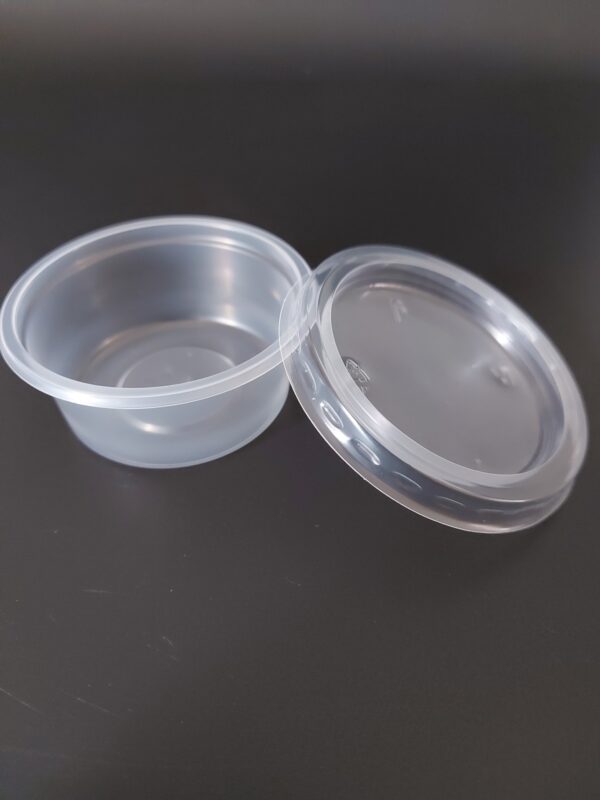 Plastový kelímek PP na dresing kulatý 50 ml, transparentní (100 ks) - Obrázek 3